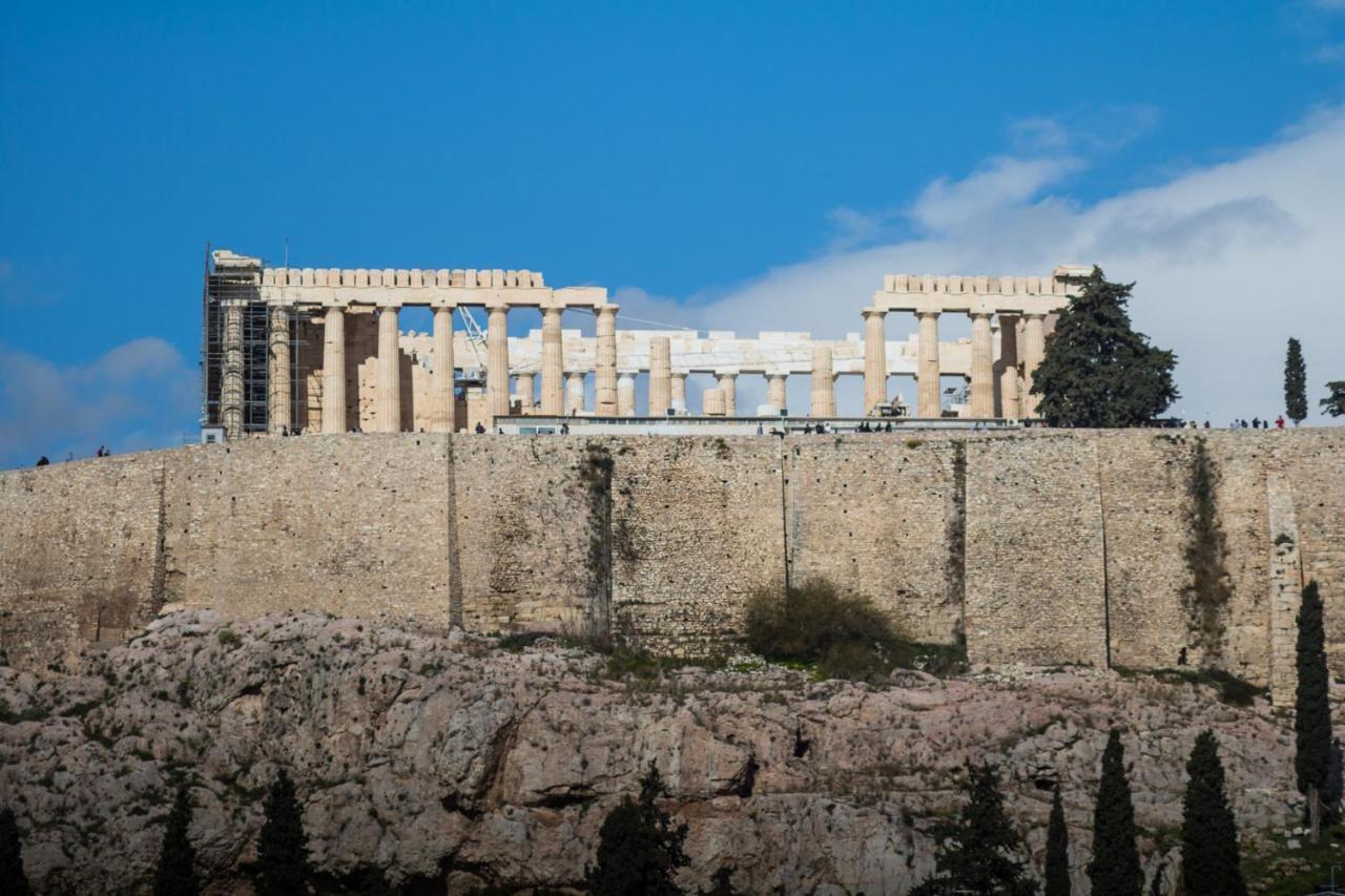 Modern-Vintage Apartment By Acropolis Museum Athen Exterior foto