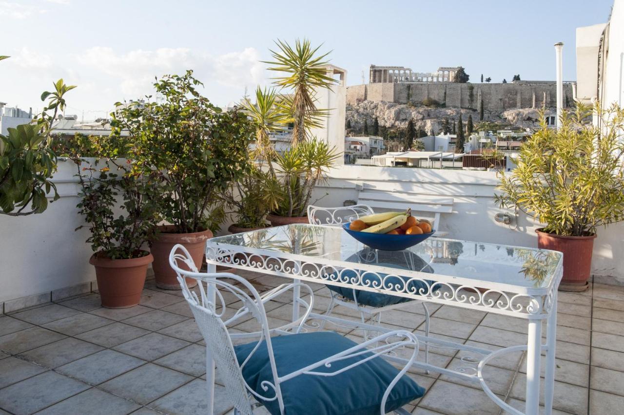 Modern-Vintage Apartment By Acropolis Museum Athen Exterior foto
